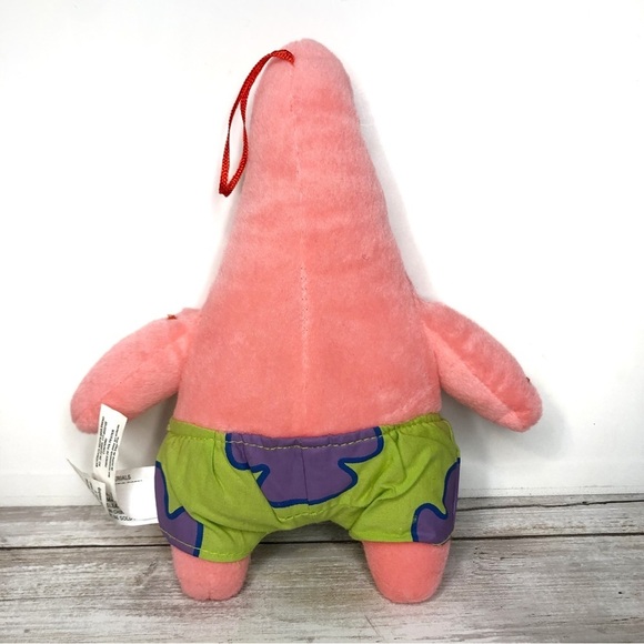 VTG 2002 Y2K Nanco Patrick Star 8 Inch Plushie Nickelodeon Retro Sponge Bob - Picture 2 of 6